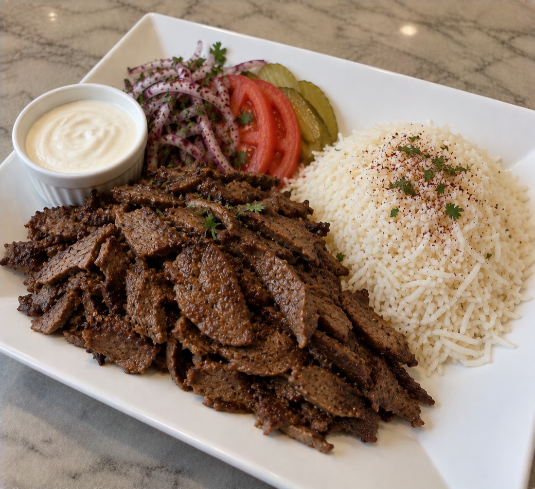 Beef Shawarma Plate